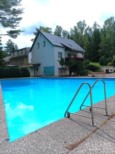 Blick vom Pool