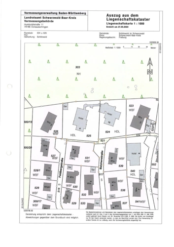 Lageplan amtlich