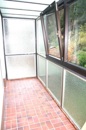 Balkon verglast