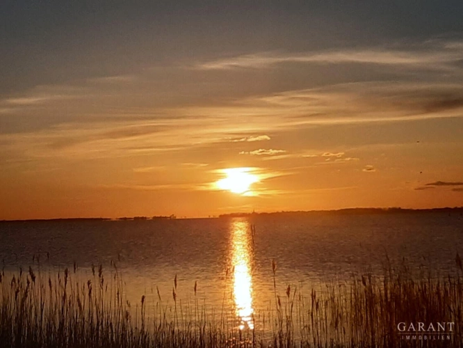 Sonnenuntergang überm Bodden
