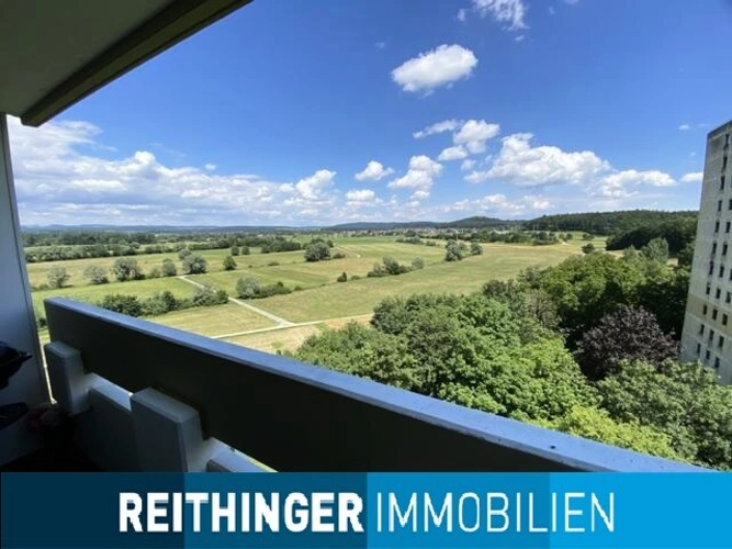 Herrlicher Ausblick vom Balkon