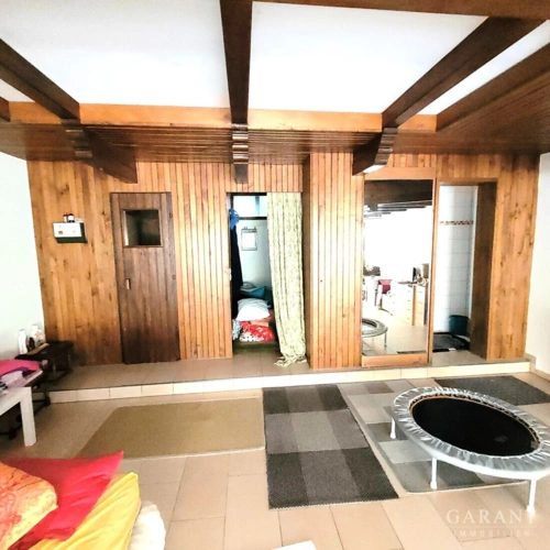 Sauna-Fitnessraum