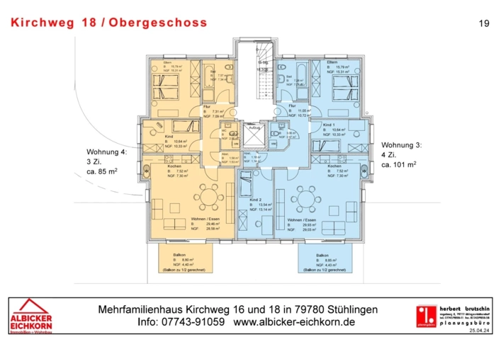 Übersicht Obergeschoss