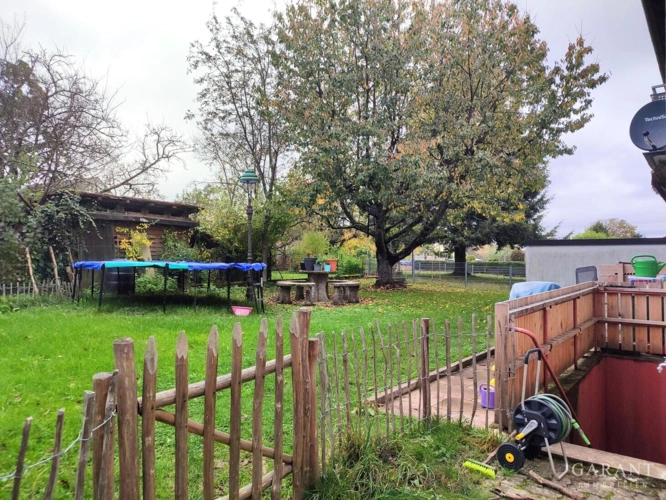der Garten kann gemeinschaftlich genutzt werden