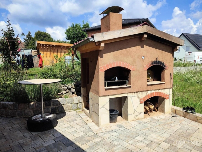 Außenofen zum Grillen für Holzofen Pizza und Räuch