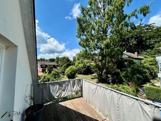 Ausblick Balkon DG Wohnung Nord