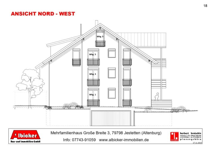 Tiefgaragenabfahrt Nord-West
