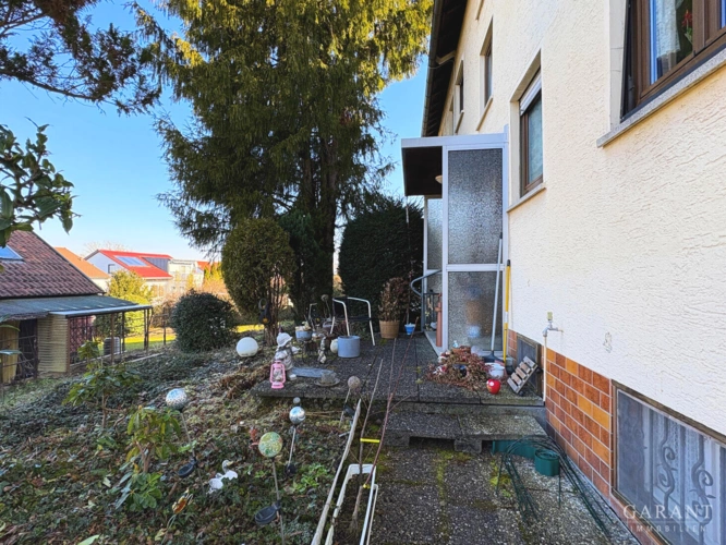 Weg zum Hauseingang