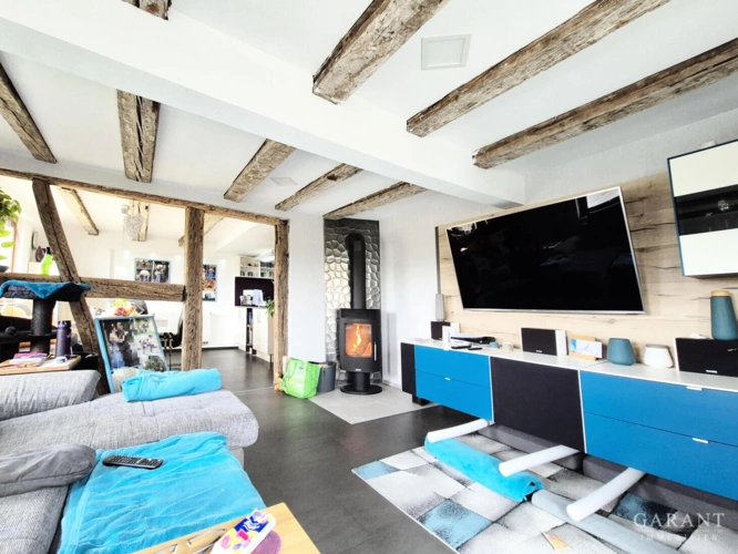 Wohnzimmer Kamin
