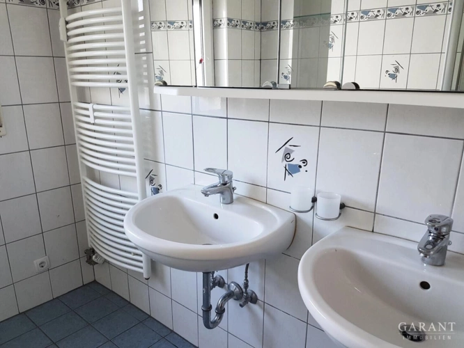Badezimmer-Teilansicht