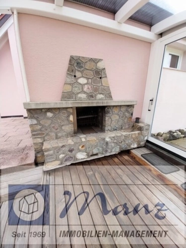 Kamin Freisitz-Terrasse