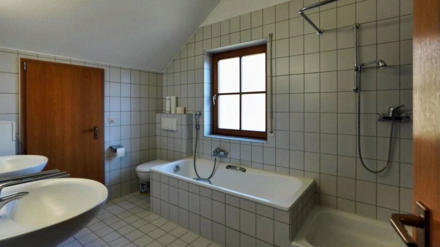 Tageslichtbad Wanne & Dusche
