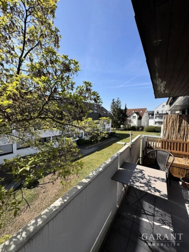 Sonniger Balkon