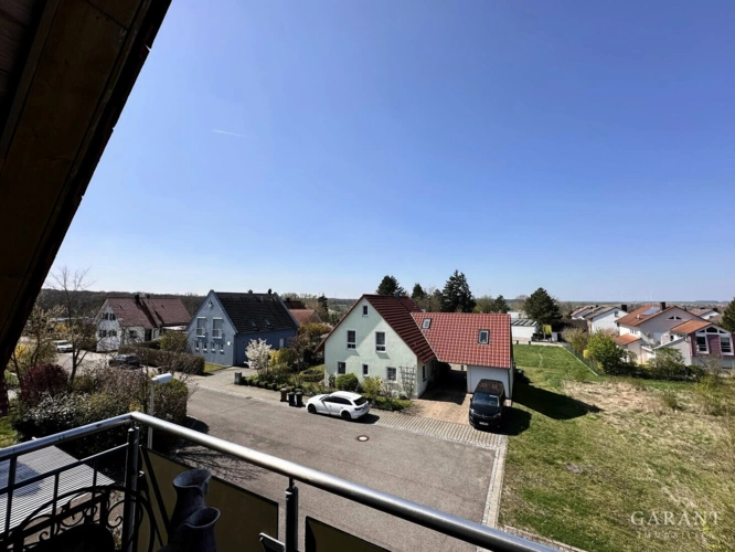 Ausblick Balkon