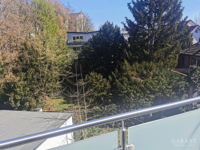 Blick vom Balkon