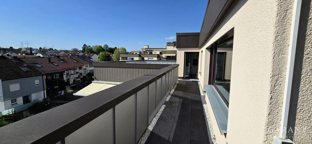 Verbindung zwischen beiden Terrasse