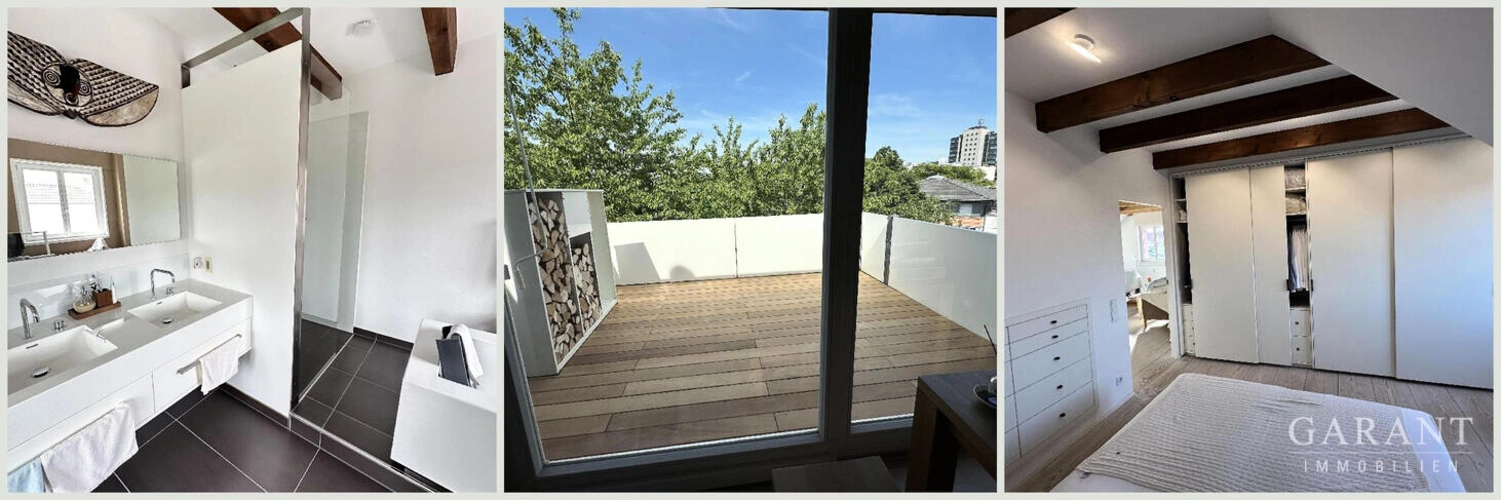 Balkon und Aussicht