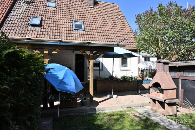 Hausrückseite
