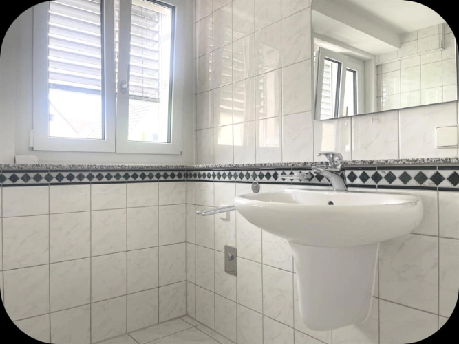 Tageslicht-Badezimmer