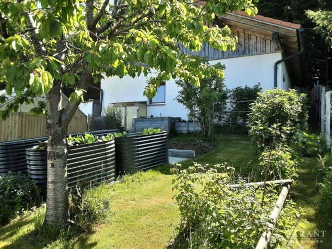 Gemüsegarten mit Anbau