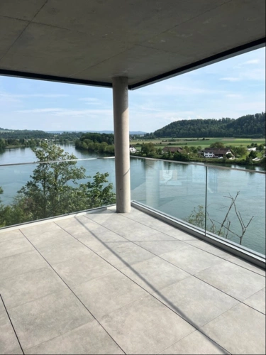Aussicht vom Balkon
