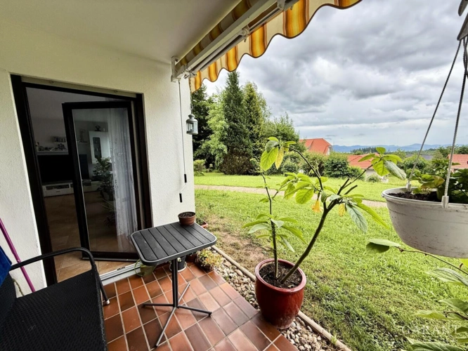 überdachte Terrasse