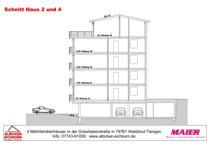 Haus 4 : Schnitt