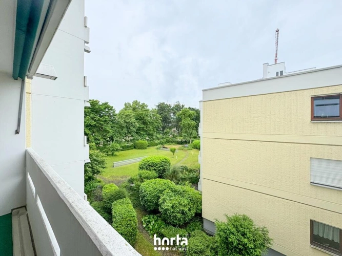 Aussicht Balkon Wohnzimmer