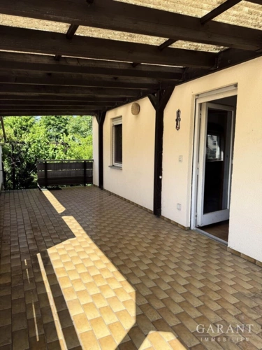 Überdachter Terrasse