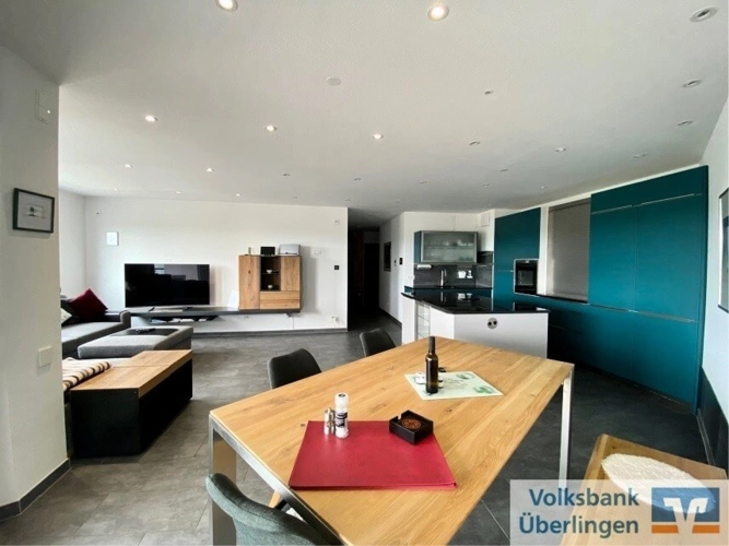 Küche_Essen_Wohnen_Blick Diele