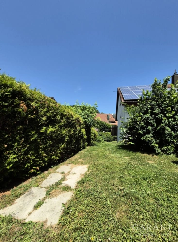 Garten Blick Hausseite
