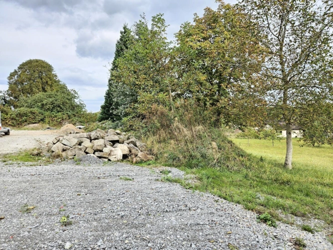 befestigte Fläche