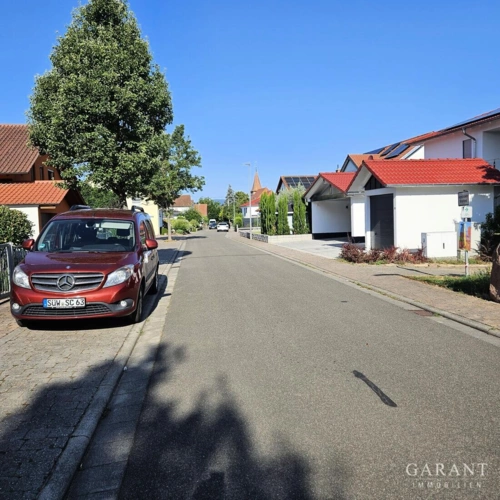 Blick vor dem Haus