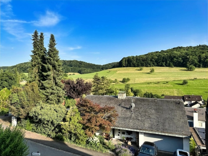 Ausblick vom Balkon