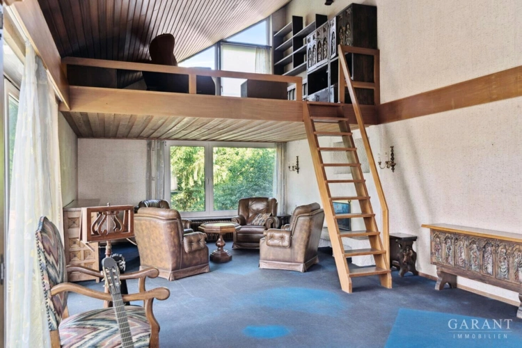 Wohnzimmer mit Galerie OG