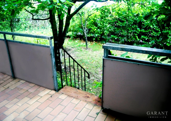Blick vom Balkon
