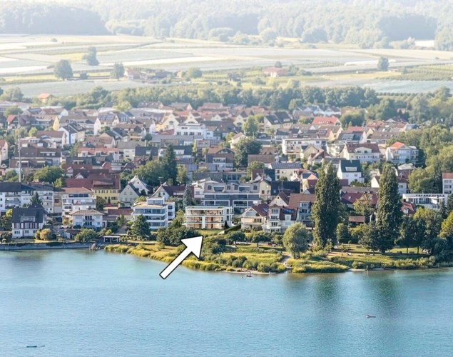 Foto Grundstück mit Haus, Visualisierung