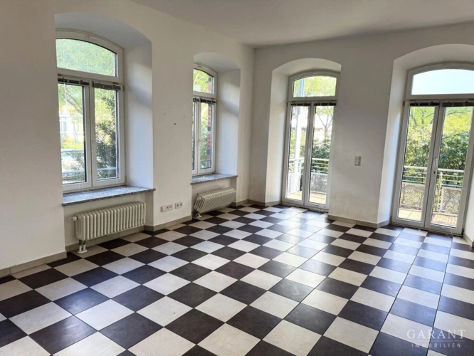 Wohnbereich / Ausgang Garten - Balkon