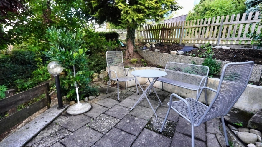 Terrasse der 2 ten Wohnung