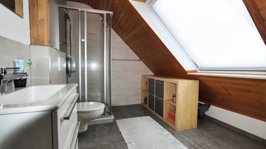Tageslichtbad mit Dusche der 2 ten Wohnung