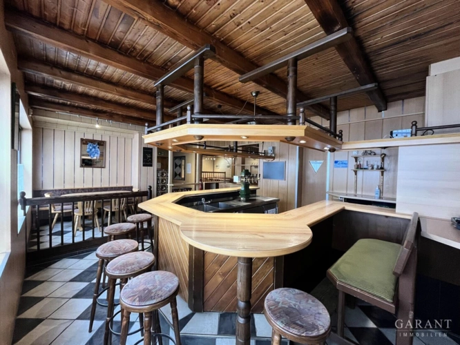 Theke im Gastrobereich