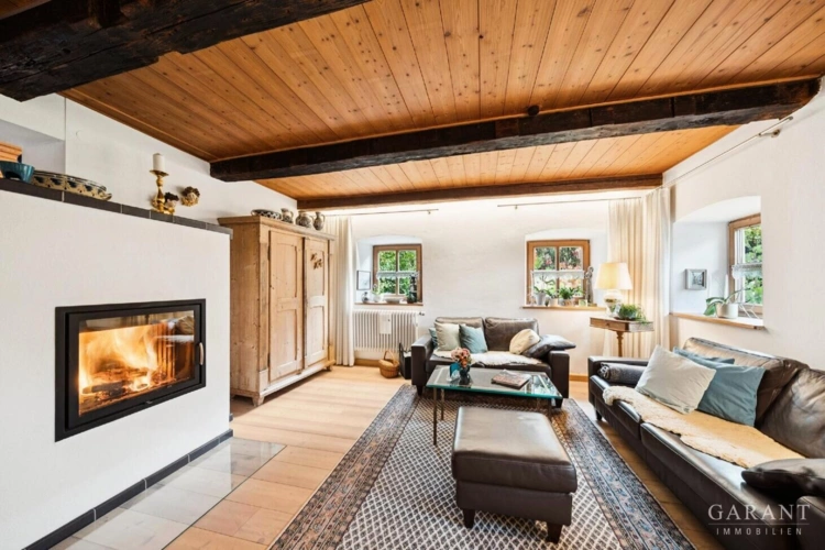 Neuer Kaminofen im Wohnzimmer