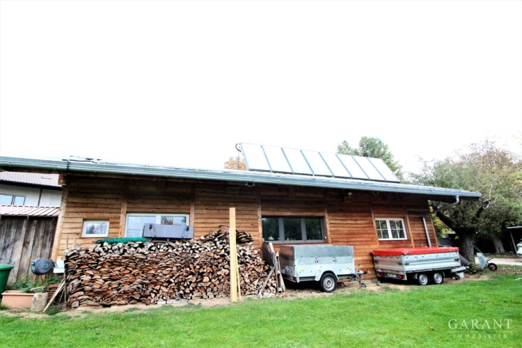 Gartenhaus mit intigrierter Garage