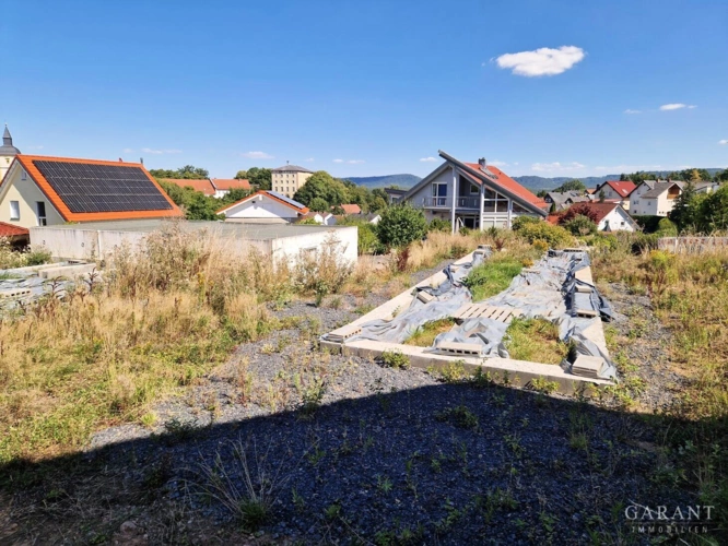 Ansicht Streifenfundamente