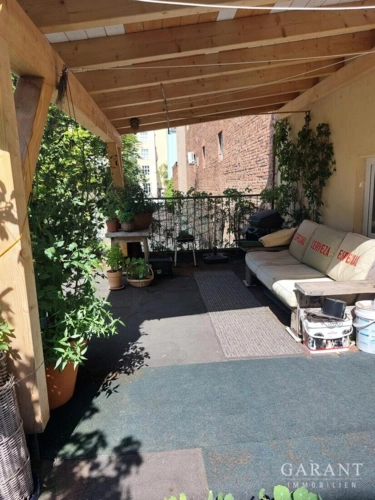 Hinterhaus Terrasse überdacht - Teil 1