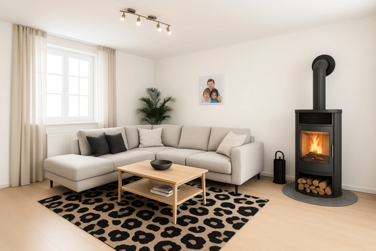 Digitales Renovierungsbeispiel Wohnen EG