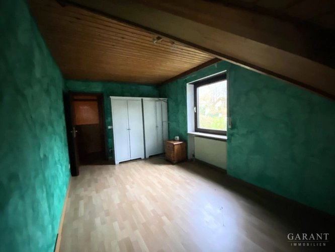 Blick in ein DG-Zimmer