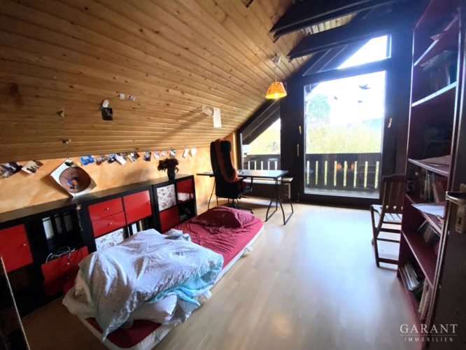 Blick in ein DG-Zimmer