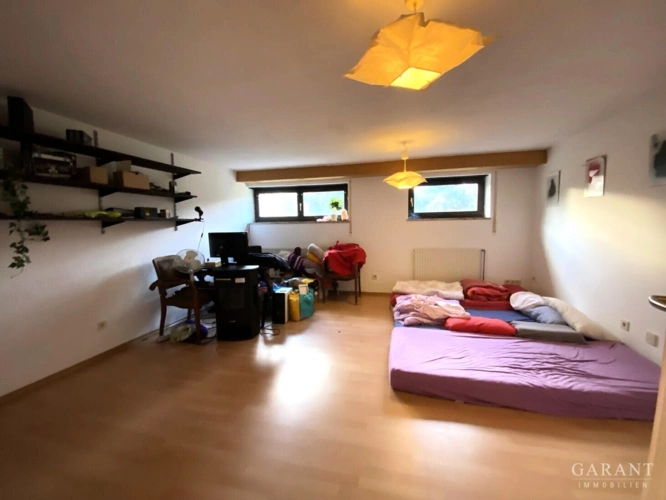 Blick in den Hobbyraum im KG