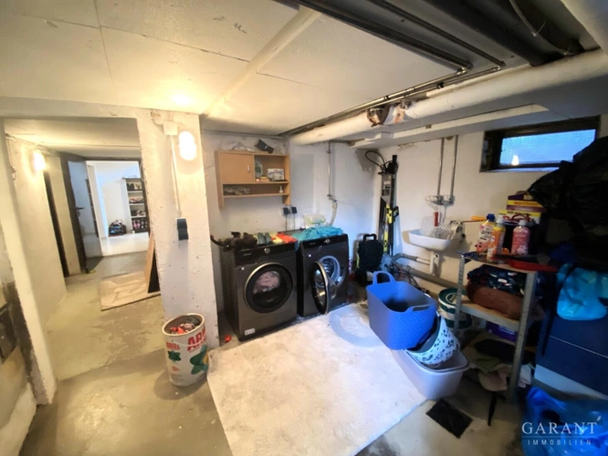 Blick in den Wasch- Trockenraum